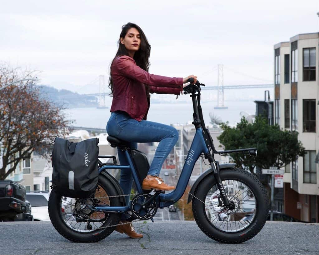 woman electric bike san francisco